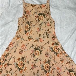 Floral sun dress with criss cross back!